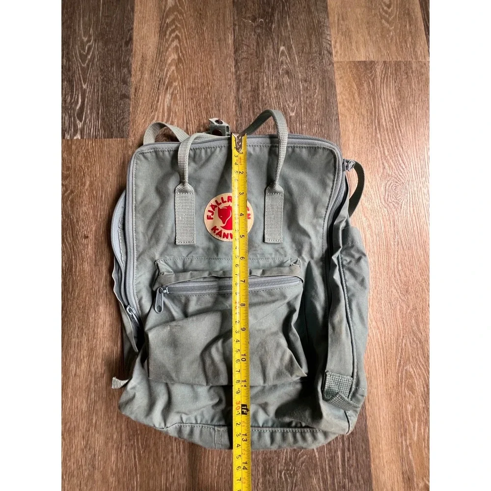 Fjallraven Kanken Classic Backpack Unisex OS Green Good Vinylon F School Bag